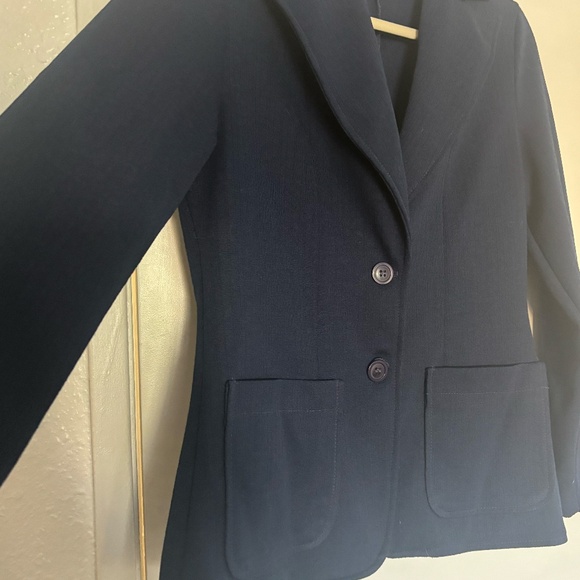Vintage 70s/80s Navy Blazer by Fire Islander (Made in USA) - Picture 4 of 5